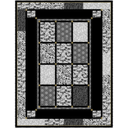 Tuxedo Quilt HHQ-7393e  - Downloadable Pattern