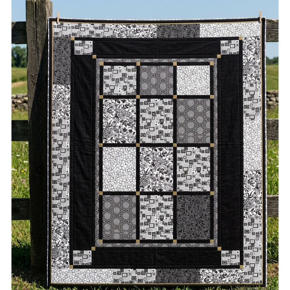Tuxedo Quilt HHQ-7393e  - Downloadable Pattern