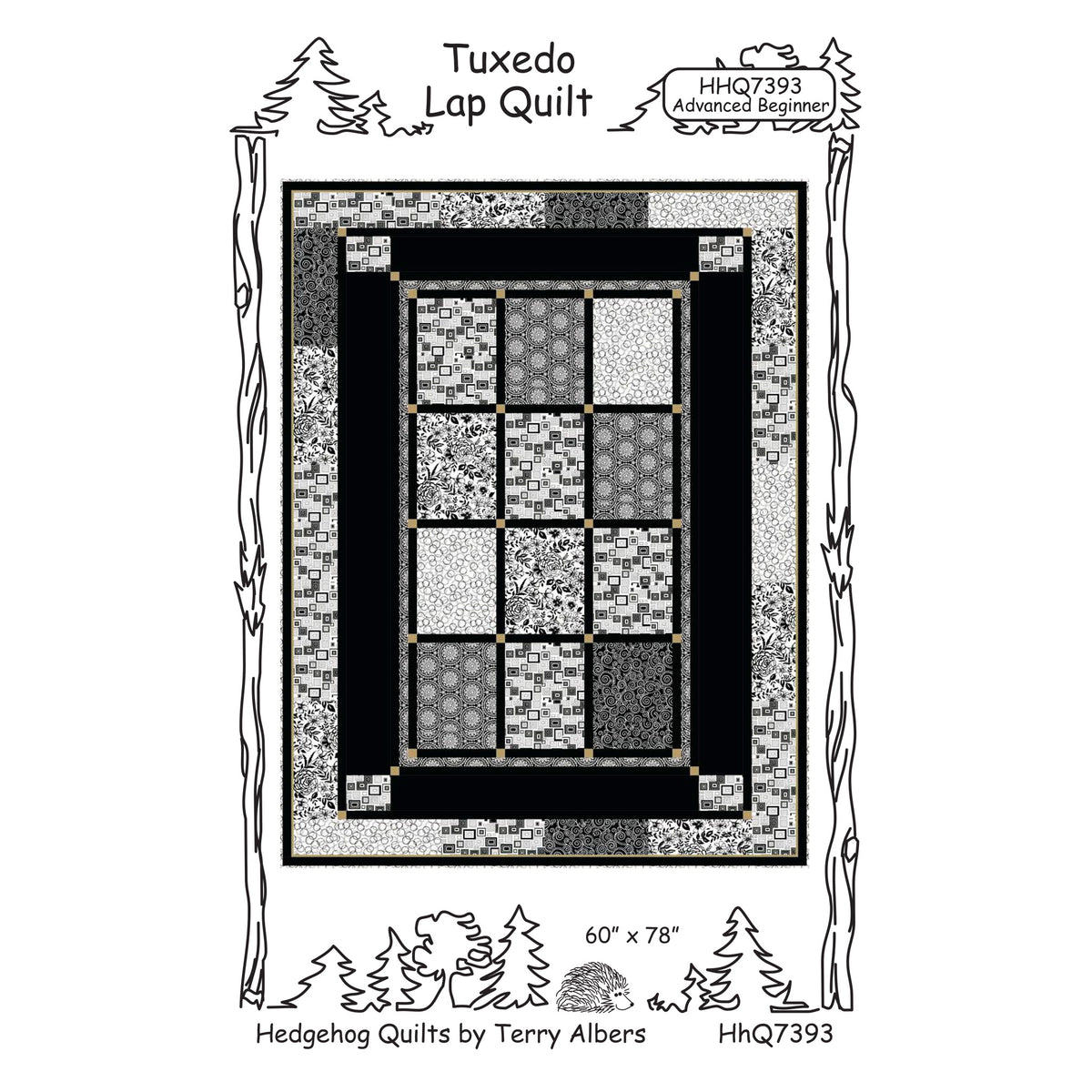 Tuxedo Quilt HHQ-7393e  - Downloadable Pattern