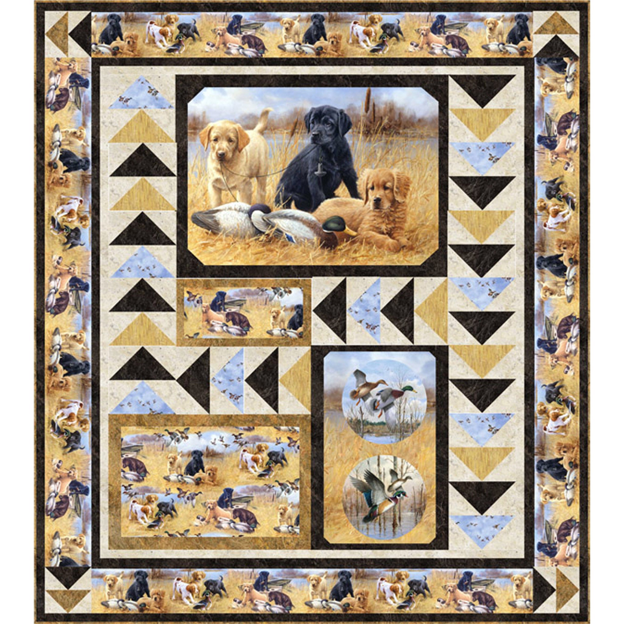 Lap store Quilt. DOGS &FRIENDS