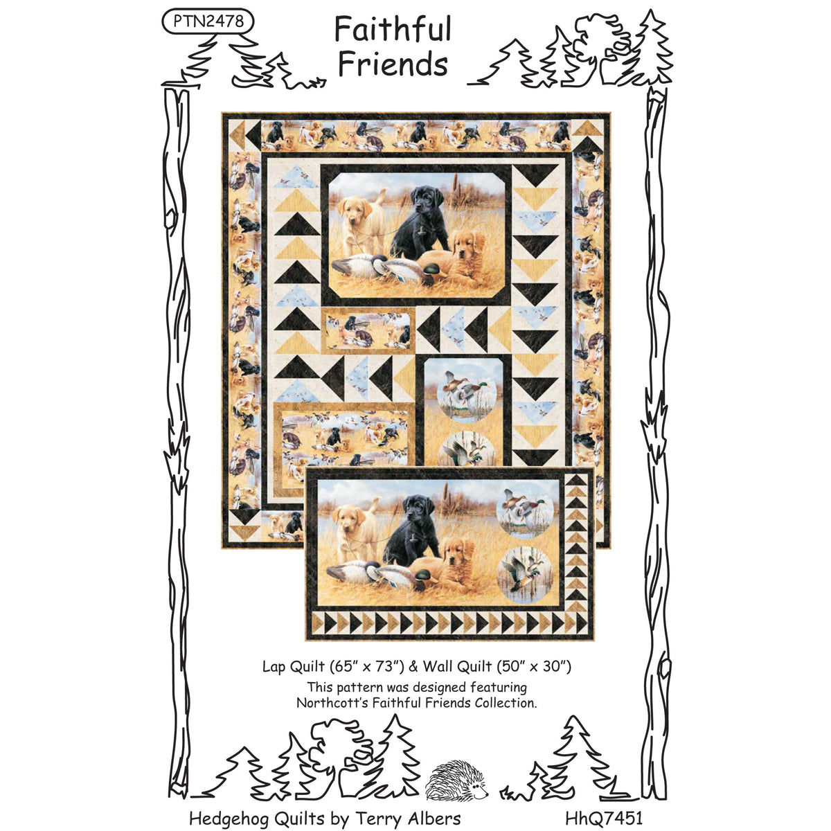 Friends Ip Panel Quilt Pattern Faithful Friends Quilt HHQ-7451e - Downloadable Pattern – QuiltWoman.com