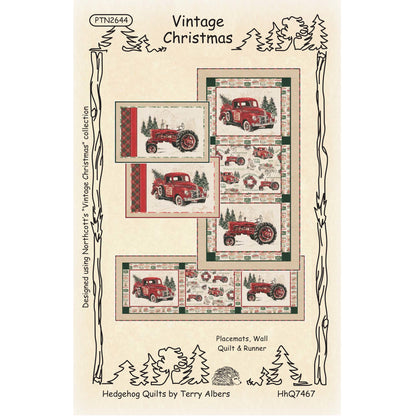 Vintage Christmas Table Set HHQ-7467e - Downloadable Pattern