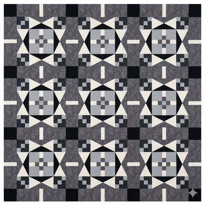 Winter Star Quilt Pattern HQ-211 - Paper Pattern