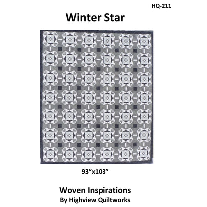 Winter Star Quilt Pattern HQ-211 - Paper Pattern