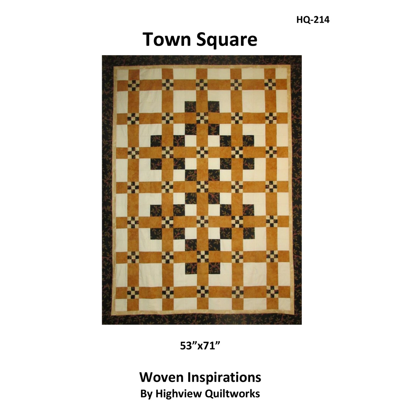 Town Square Quilt Pattern HQ-214w - Wholesale Product