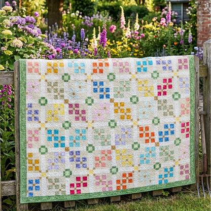 Blossom Chain Quilt HQ-215e - Downloadable Pattern