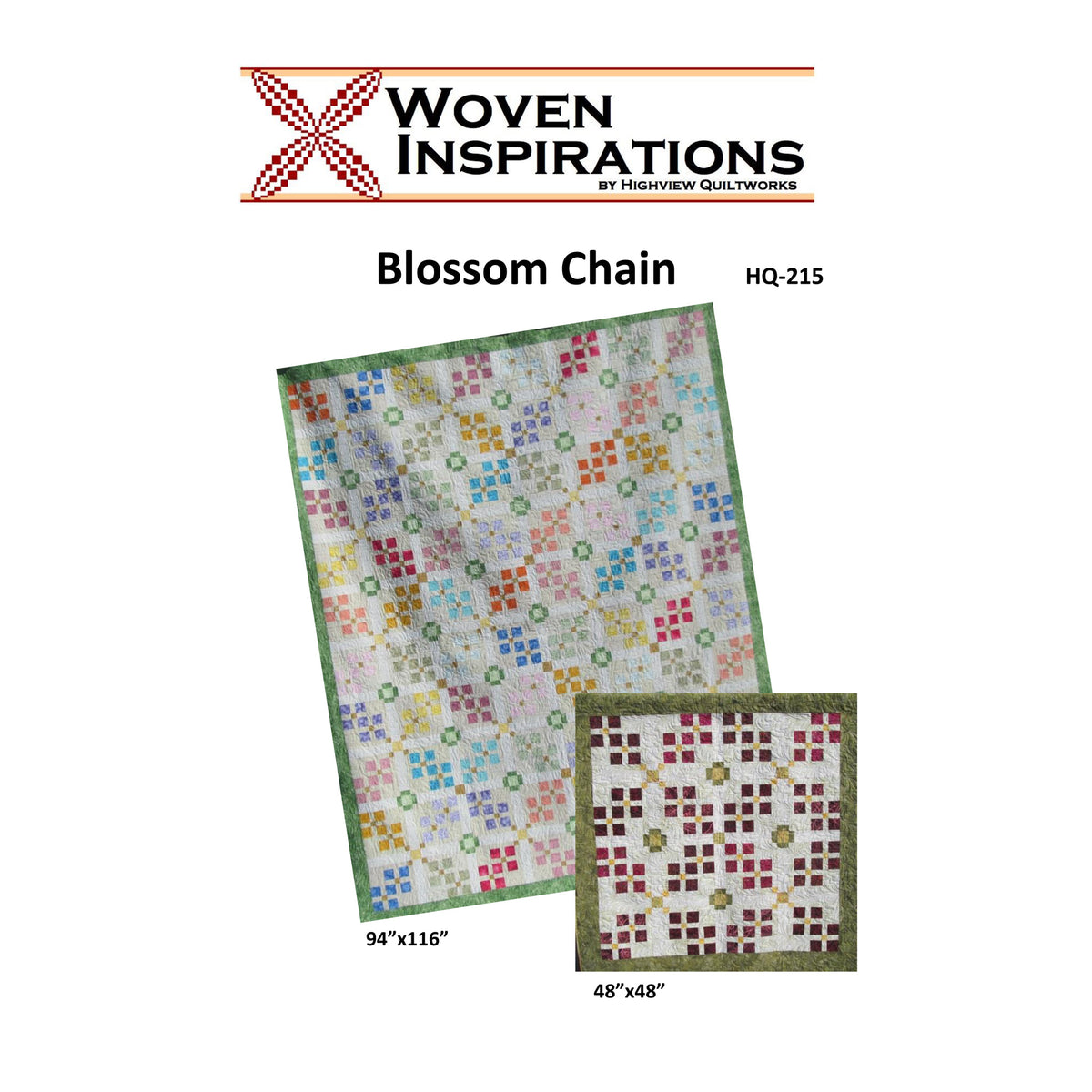 Blossom Chain Quilt HQ-215e - Downloadable Pattern