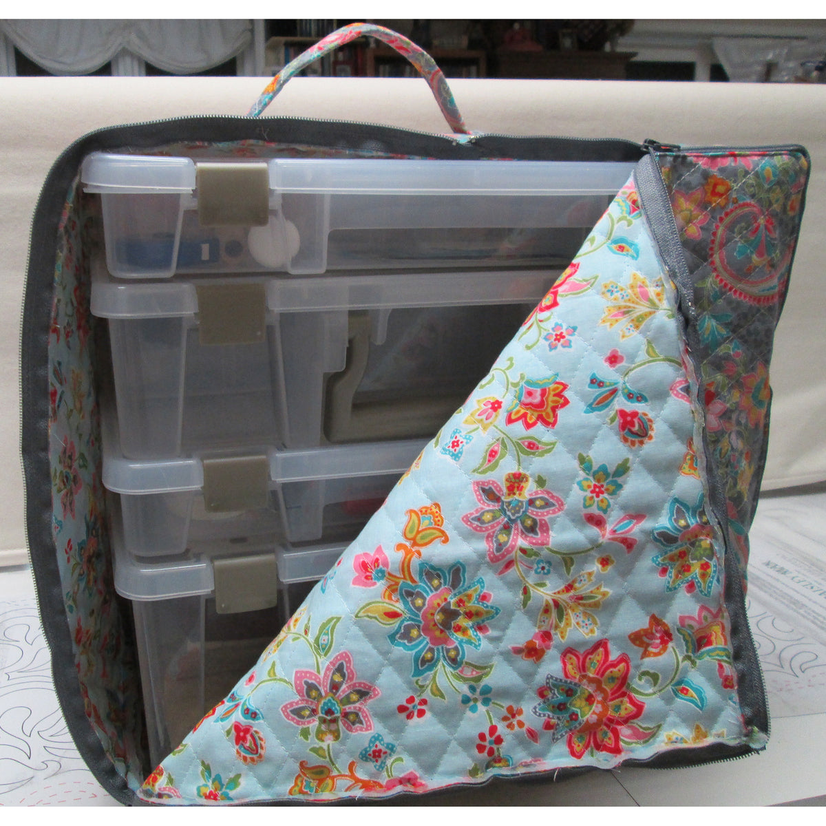 Moda Project Box Project Box Tote HQ-220e - Downloadable Pattern – QuiltWoman.com
