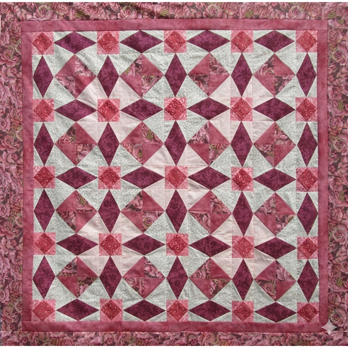 Diamond Delight Quilt Pattern HQ-223w  - Wholesale Product