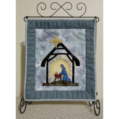 Radiant Beams Nativity Wall Hanging HQ-243e - Downloadable Pattern