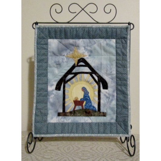 Radiant Beams Nativity Wall Hanging HQ-243e - Downloadable Pattern