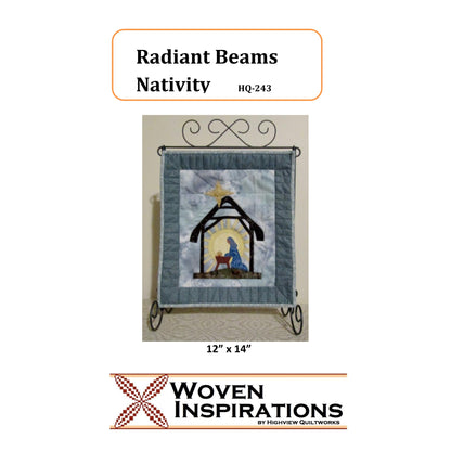 Radiant Beams Nativity Wall Hanging HQ-243e - Downloadable Pattern