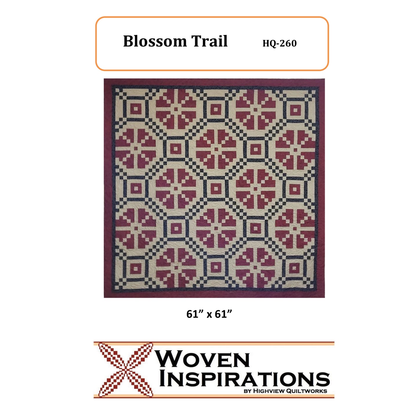 Blossom Trail Quilt HQ-260e - Downloadable Pattern