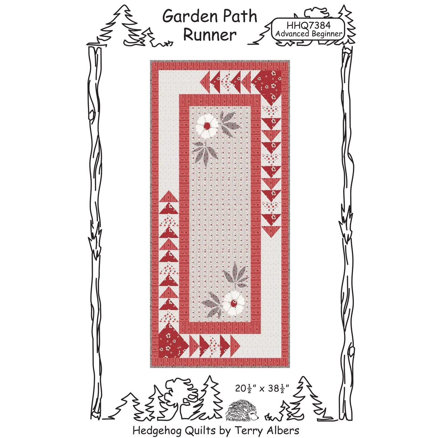 Garden Path Runner HHQ-7384e - Downloadable Pattern