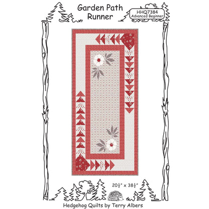 Garden Path Runner Pattern HHQ-7384 - Paper Pattern