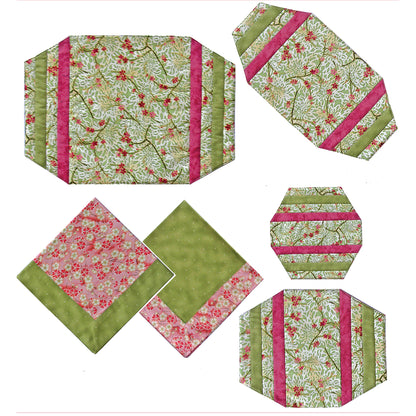 Potluck Placemat, Napkin and Trivet Pattern JD-03 - Paper Pattern