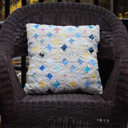 Cathedral Window Pillow JL-101e - Downloadable Pattern