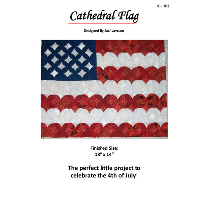 Cathedral Flag Pattern JL-102 - Paper Pattern