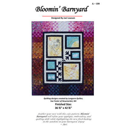 Bloomin' Barnyard Wall Hanging Pattern JL-108 - Paper Pattern