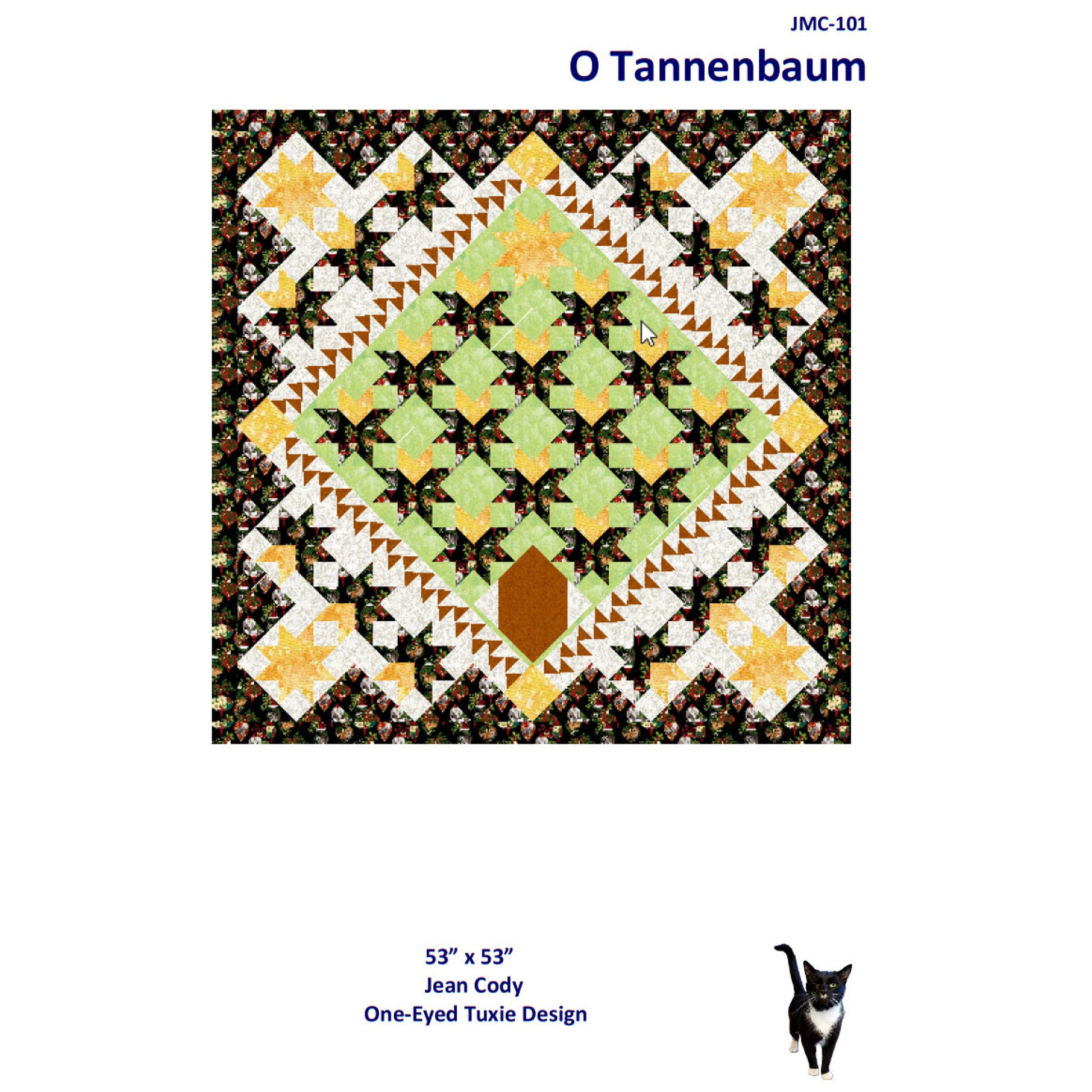 Cover image of pattern for O Tannenbaum Quilt.