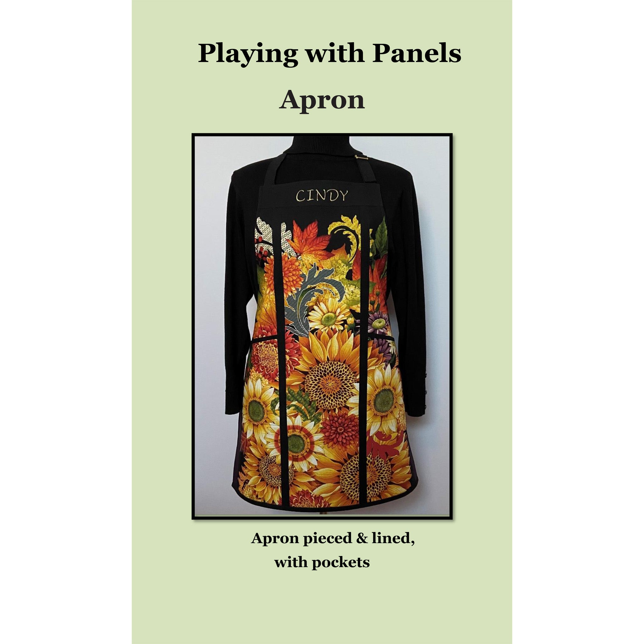 Playing with Panels Apron JMD-204e - Downloadable Pattern – QuiltWoman.com