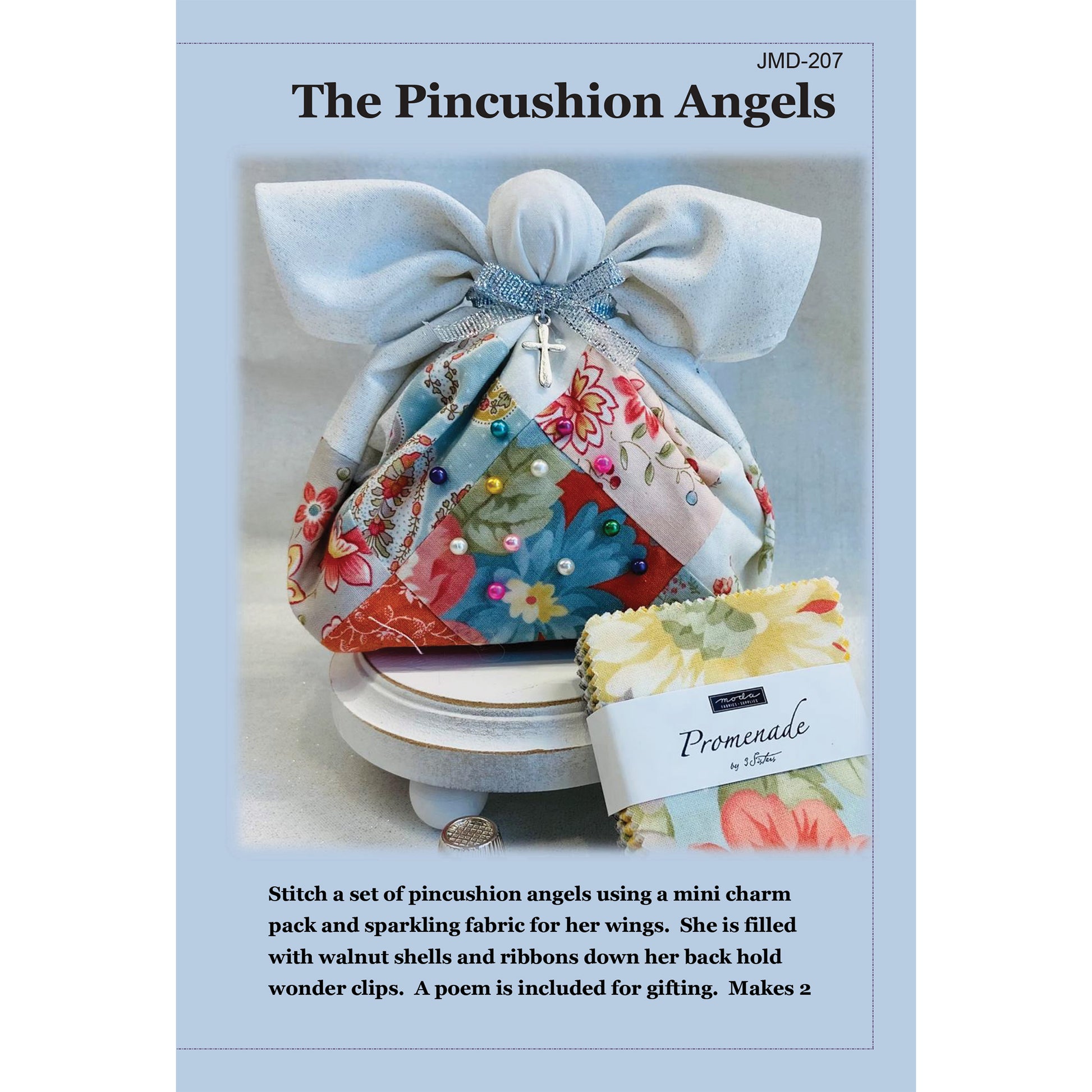 Cover image of pattern for The Pincushion Angels.