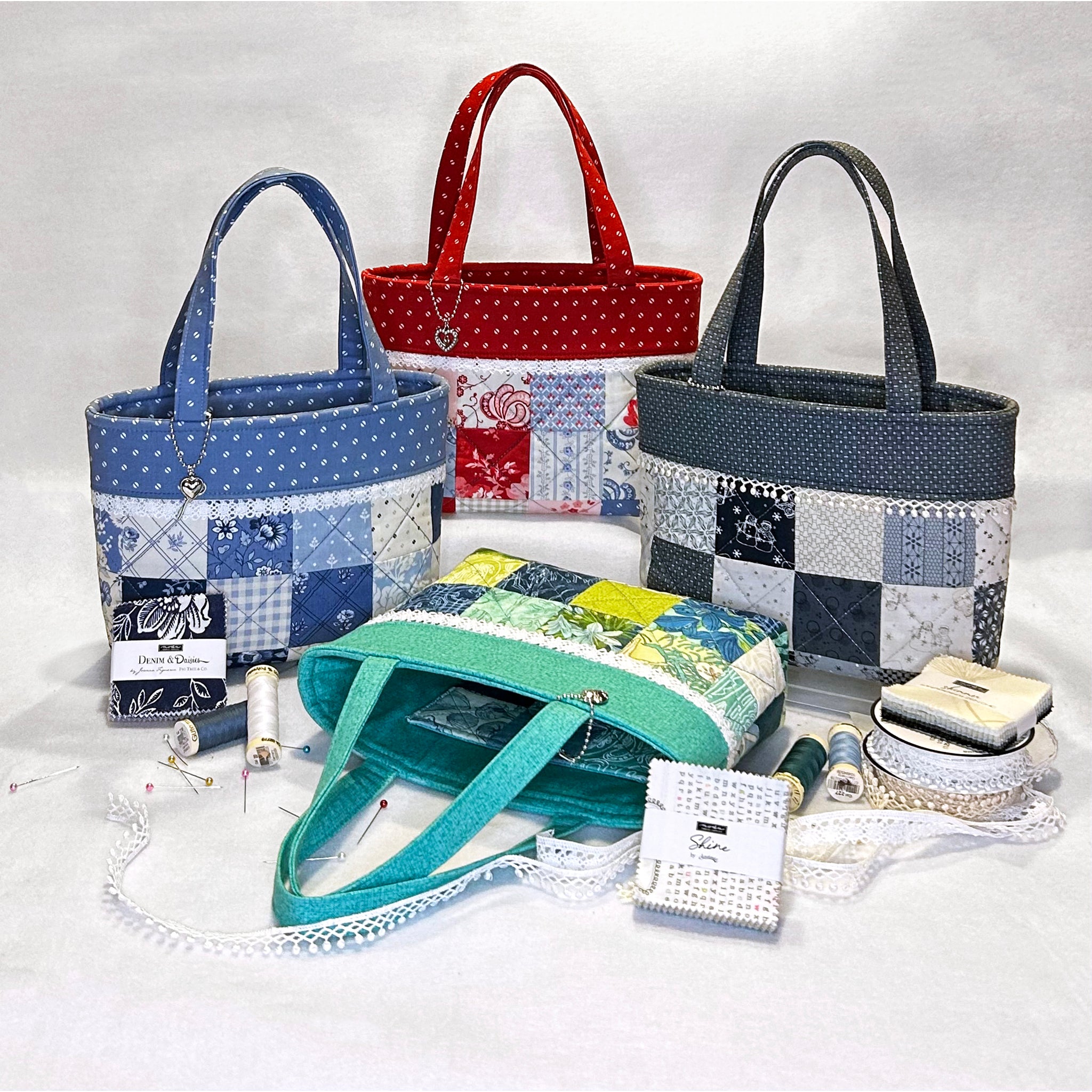 Mini-Charming Tote Bag Pattern JMD-226 - Paper Pattern