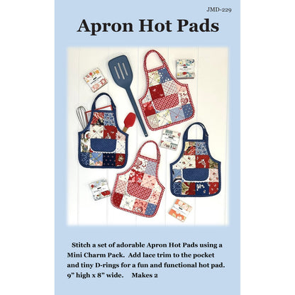Cover image of pattern for Apron Hot Pads.