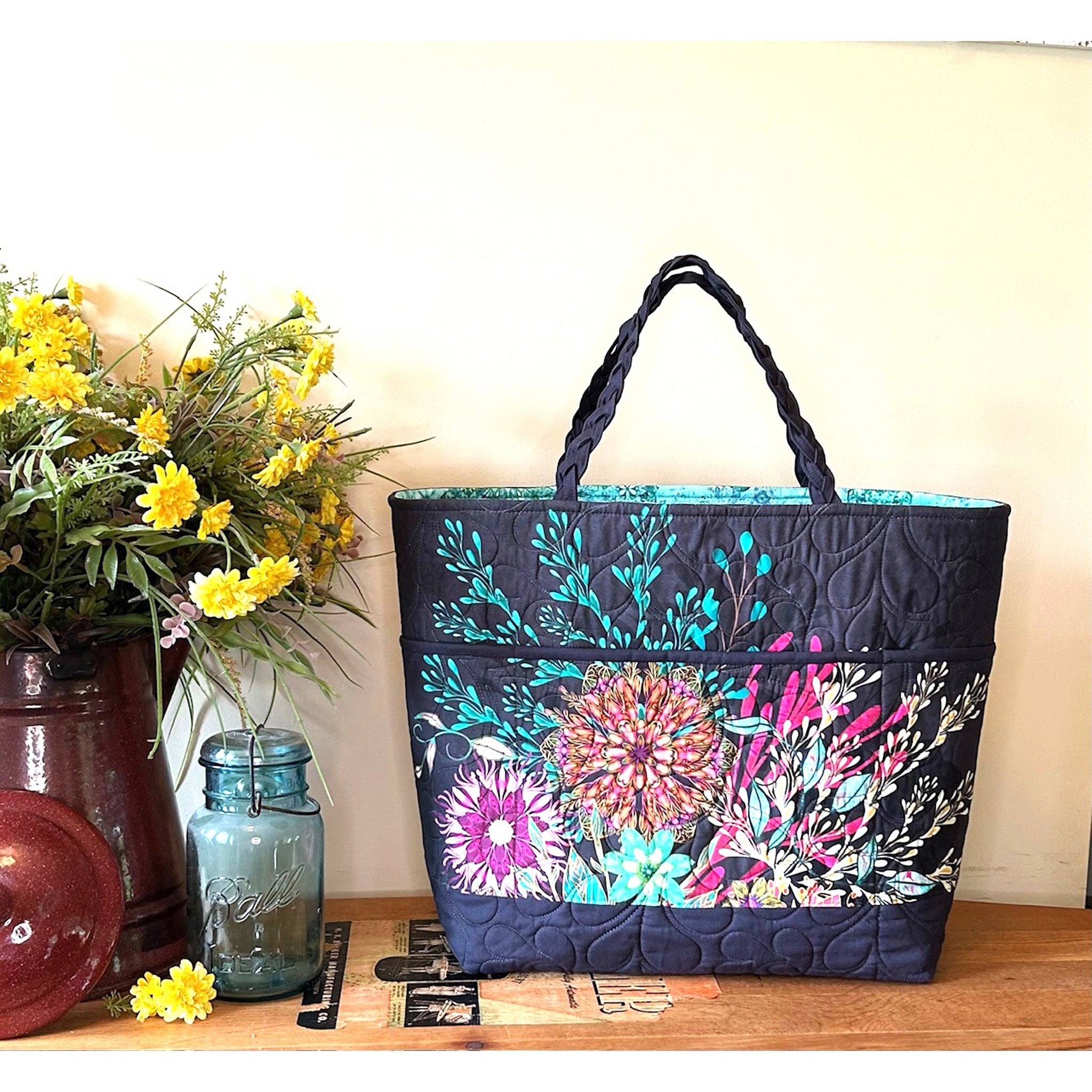 Playing with Panels Market Tote Bag JMD-233e - Downloadable