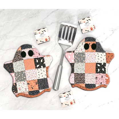 Ghostly Hot Pads Pattern JMD-237 - Paper Pattern