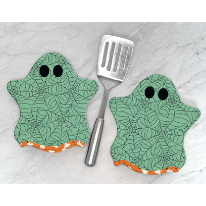 Ghostly Hot Pads Pattern JMD-237 - Paper Pattern