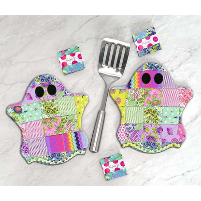 Ghostly Hot Pads Pattern JMD-237 - Paper Pattern