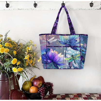Playing with Panels 8 Pocket Tote JMD-239e - Downloadable Pattern