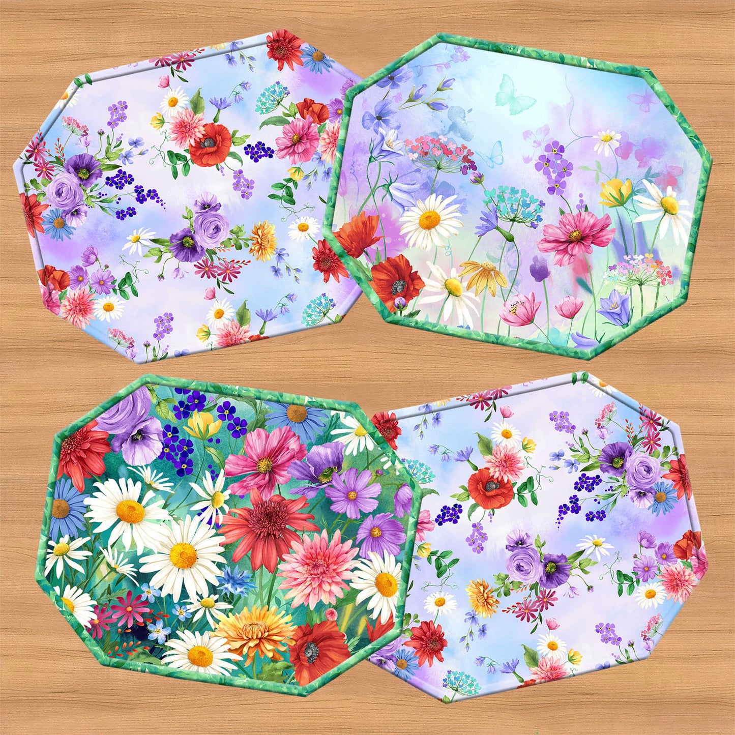 Playing with Panels Placemats & Napkins Pattern JMD-240 - Paper Pattern
