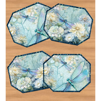 Playing with Panels Placemats & Napkins Pattern JMD-240 - Paper Pattern