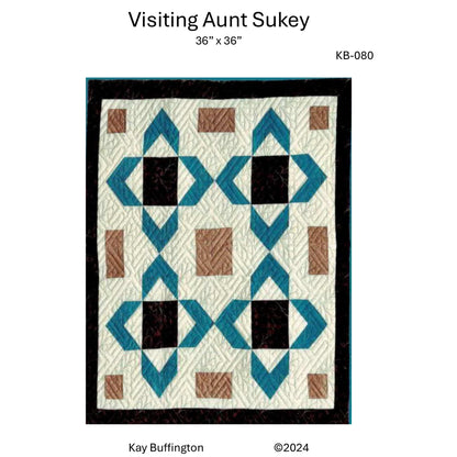 Visiting Aunt Sukey Quilt Pattern KB-80w - Wholesale Product
