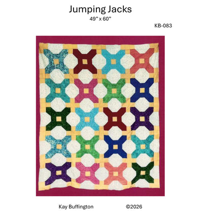 Jumping Jacks Quilt KB-83e - Downloadable Pattern