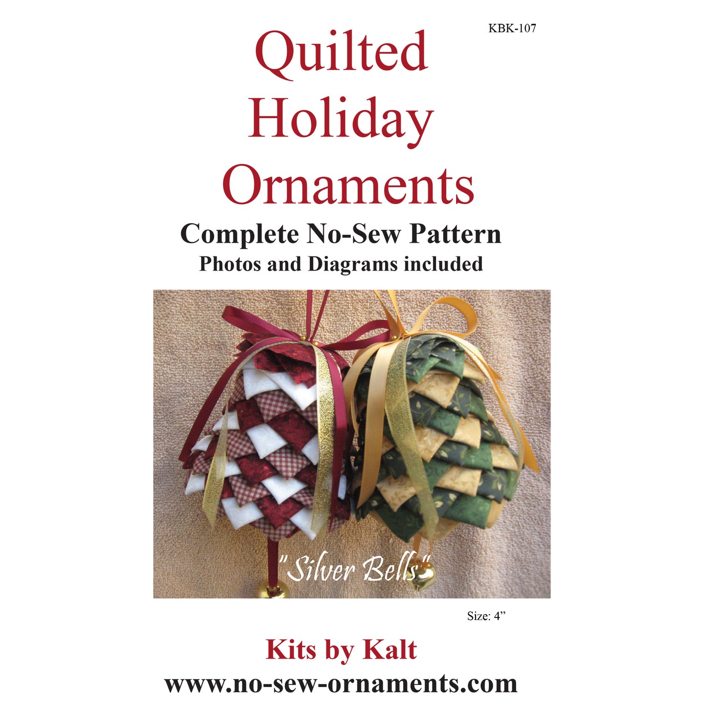 The Silver Bells Ornament KBK-107e - Downloadable Pattern