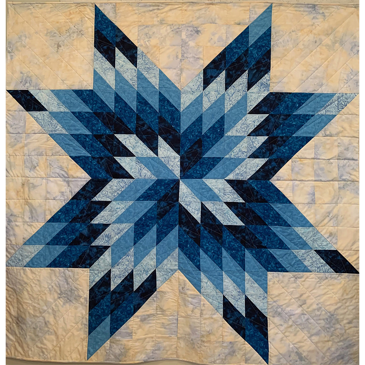 Summer Star Spiral Quilt Pattern KCS-SSS (intermediate, lap, wall ...