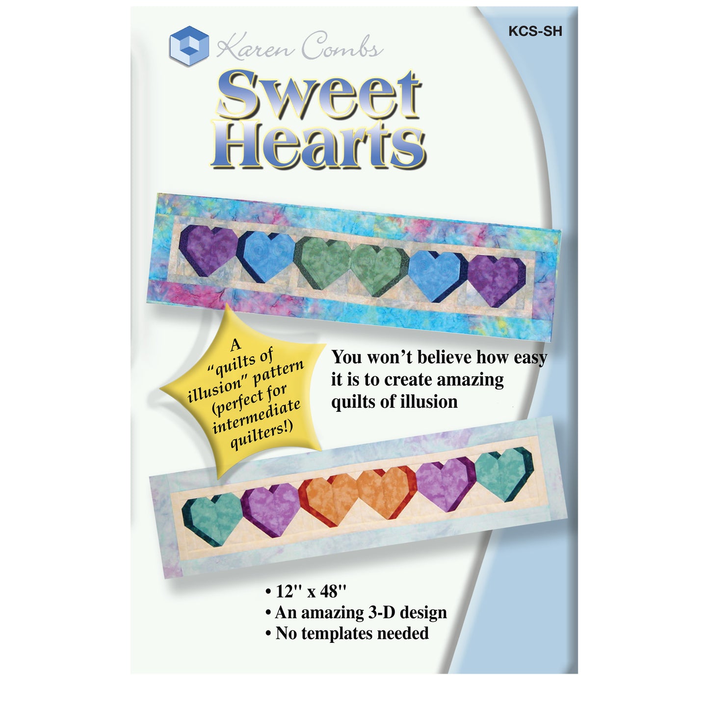 Sweet Hearts Runner KCS-SHe - Downloadable Pattern