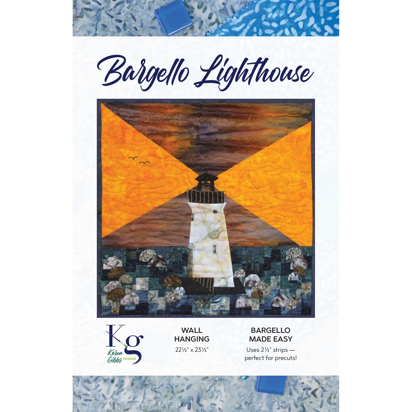 Bargello Lighthouse Quilt Pattern KG-26 - Paper Pattern
