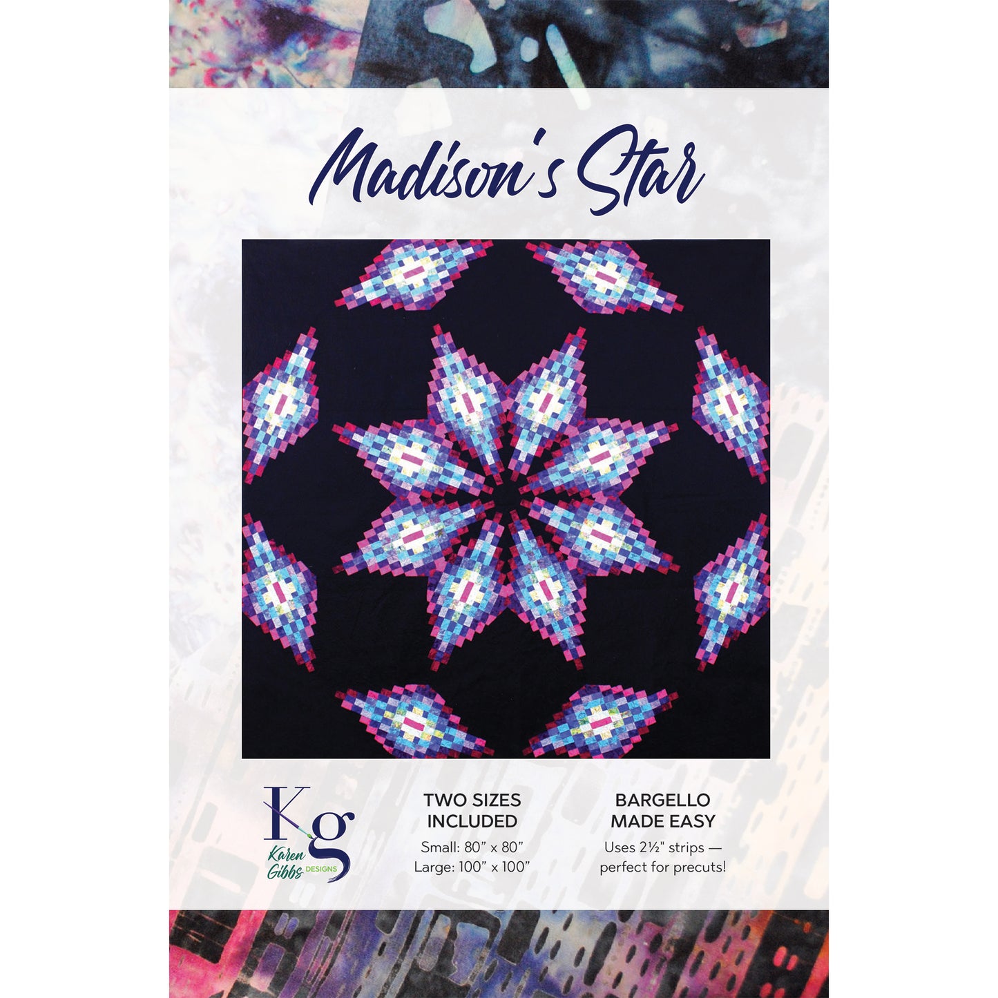 Madison's Star Quilt KG-31e - Downloadable Pattern