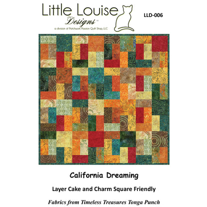 California Dreaming Quilt Pattern LLD-006w - Wholesale Product