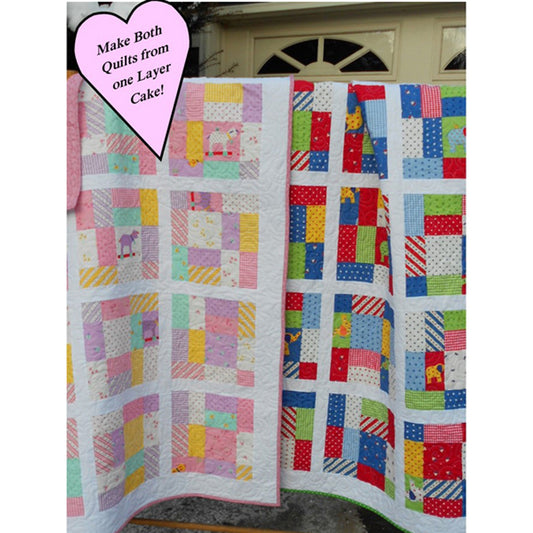 Sleep Tight Sweet and Bright Quilt LLD-017e - Downloadable Pattern