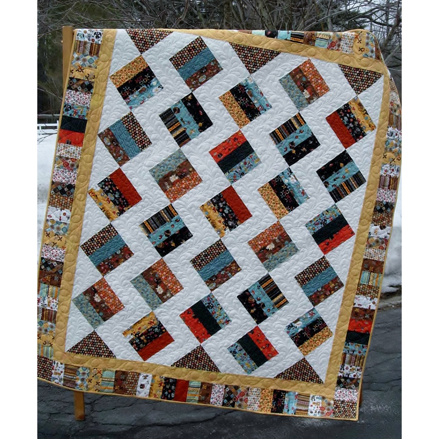 Jelly Brique Quilt LLD-029e - Downloadable Pattern