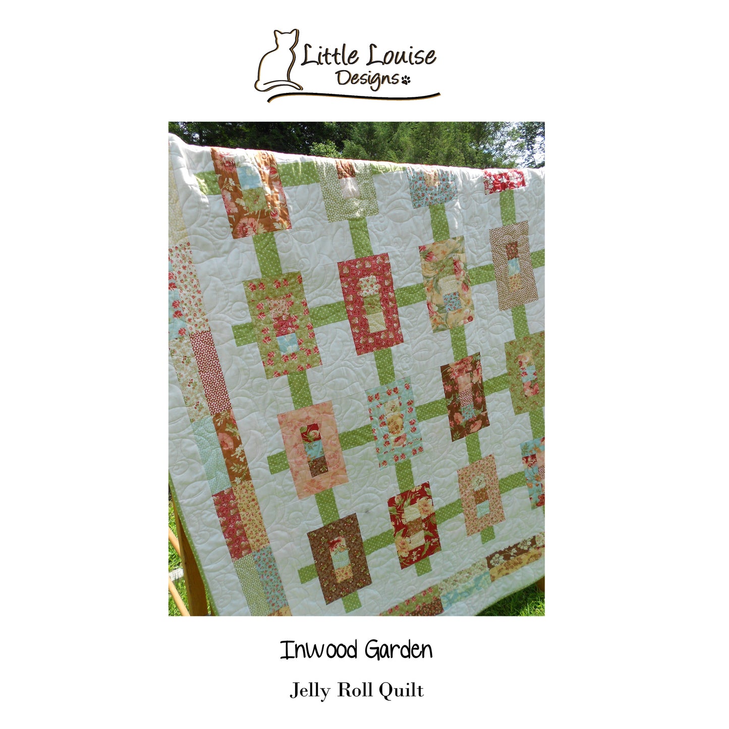 Inwood Garden Quilt Pattern LLD-036w  - Wholesale Product