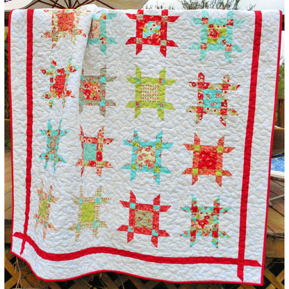 Ruby's Ribbon Box Quilt LLD-037e - Downloadable Pattern