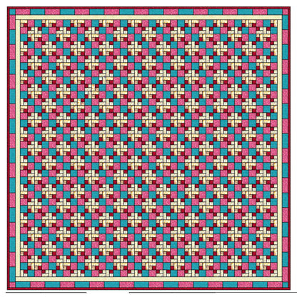 Candy Corners Quilt LLD-042e - Downloadable Pattern