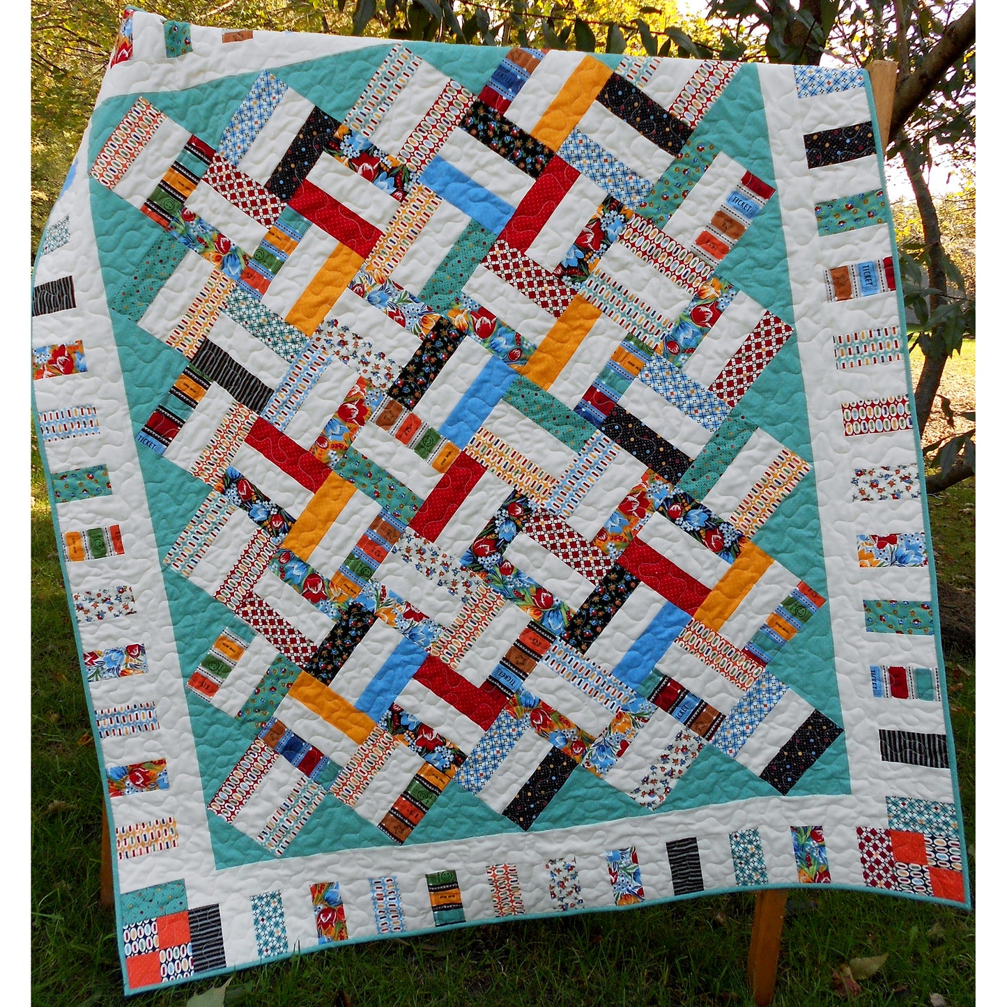 Pickup Sticks Quilt Pattern LLD-044w - Wholesale Product