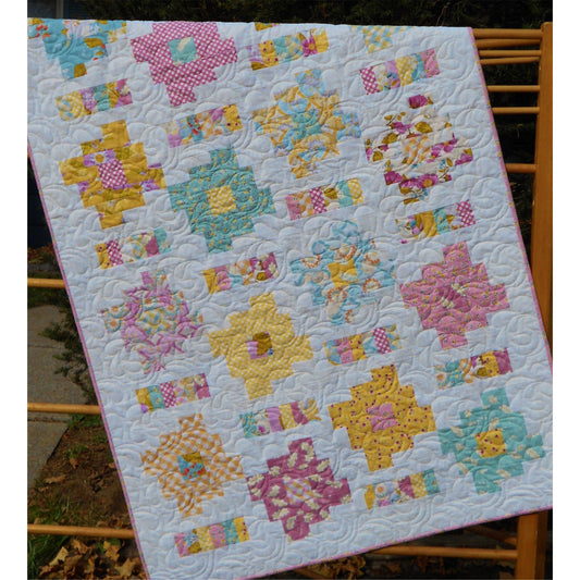 Honey Cakes Baby Quilt LLD-045e - Downloadable Pattern